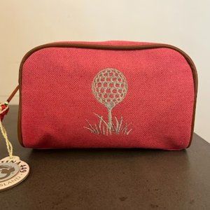 Spartina Pink Travel Pouch - Ball & Tee